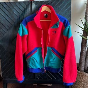 The North Face Colorblock pattern windbreaker mens M